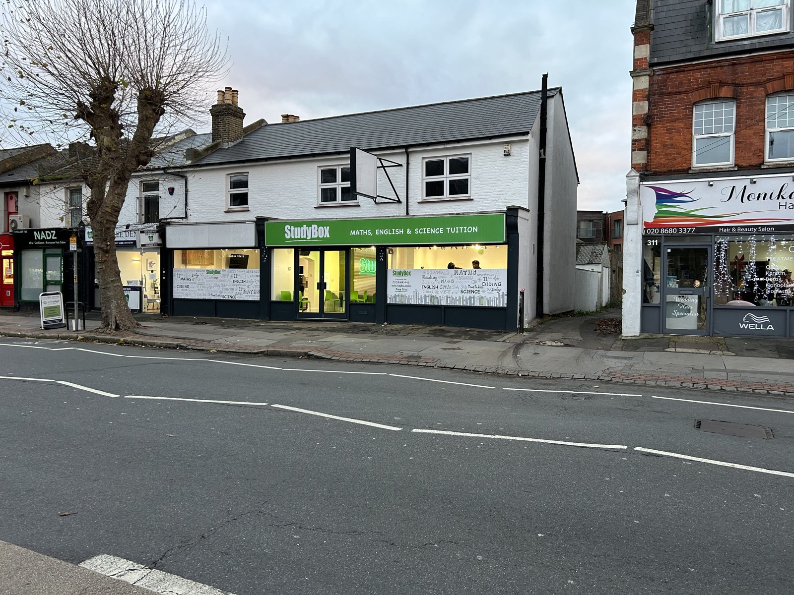 The StudyBox Croydon tuition centre on Brighton Road, South Croydon